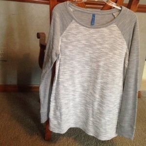 Grey sparkly long sleeve