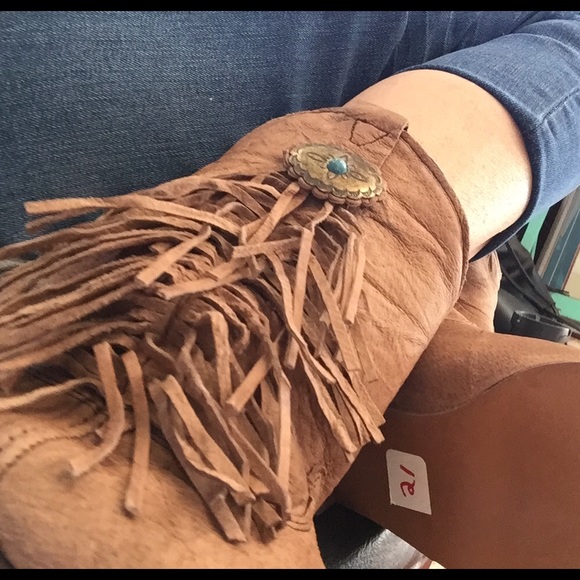 VINTAGE BOHO JEANS FREE PEOPLE BRANDY AA SKINNY - Picture 2 of 4