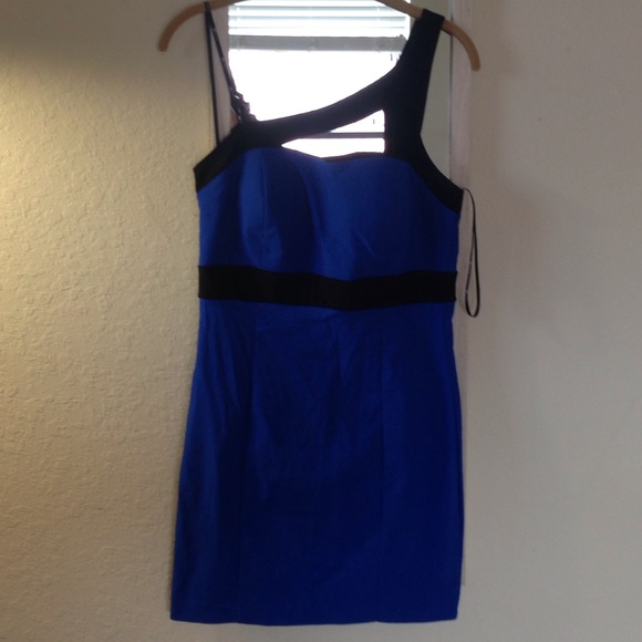 Black and blue show stopper with lots of stretch