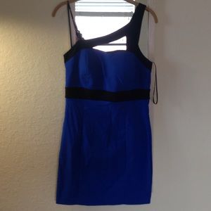 Black and blue show stopper with lots of stretch