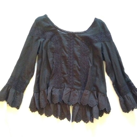 Lace free people top