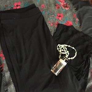 🎉SALE‼️  Knitted Elastic Waist Black Work Pants