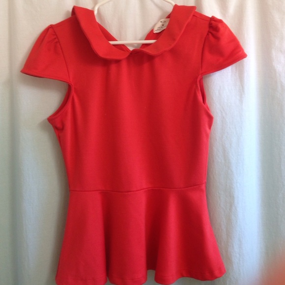 Orange blouse