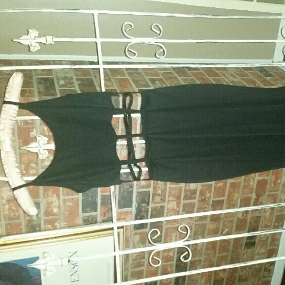 Cage  prom dress! Black size 6