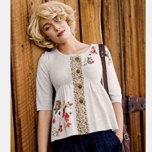 Anthropologie Sweaters - Anthropologie koi fish sweater