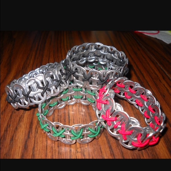 Pop tab bracelets