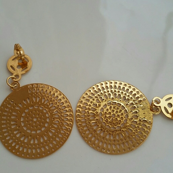 18k gold plated amazing earrings - Picture 3 of 3