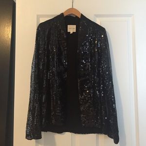 Black Sequin Jacket by silence + noise