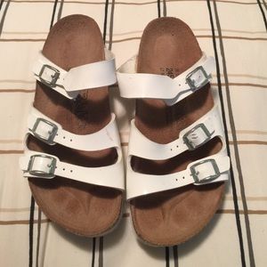 White Patent Leather "Birki's" Birkenstock