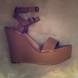 SALE!! Beige Wedges from Forever 21