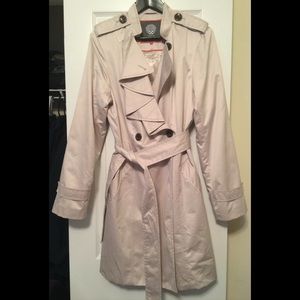 Vince Camuto Tan Sateen Jacket
