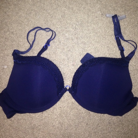 dark blue aerie bra