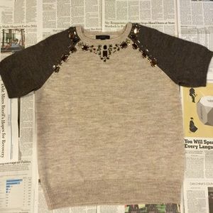 J crew jewel sweater top