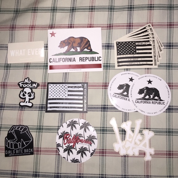 10! RANDOM! Brandy Melville Stickers