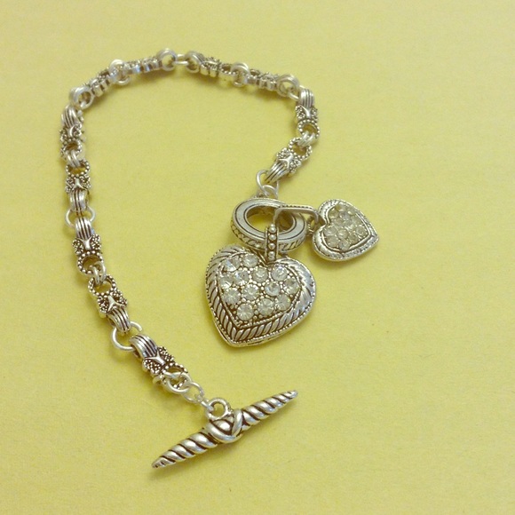 Toggle Heart Bracelet