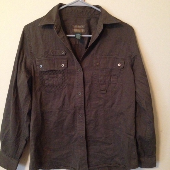 VINTAGE RL army button up!
