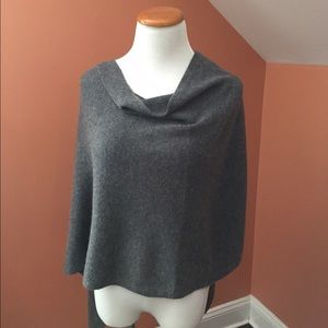 Cashmere poncho