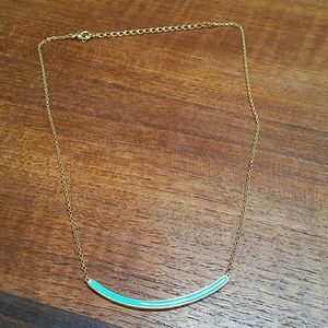 SOLD. bar necklace