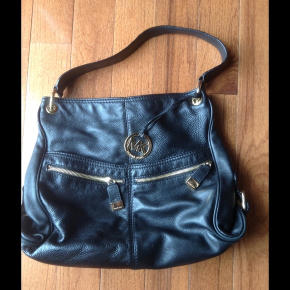 Michael Kors Black Leather Bag - Picture 2 of 4