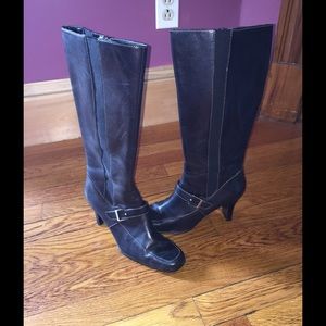 Worthington Black under the knee boots size 7M