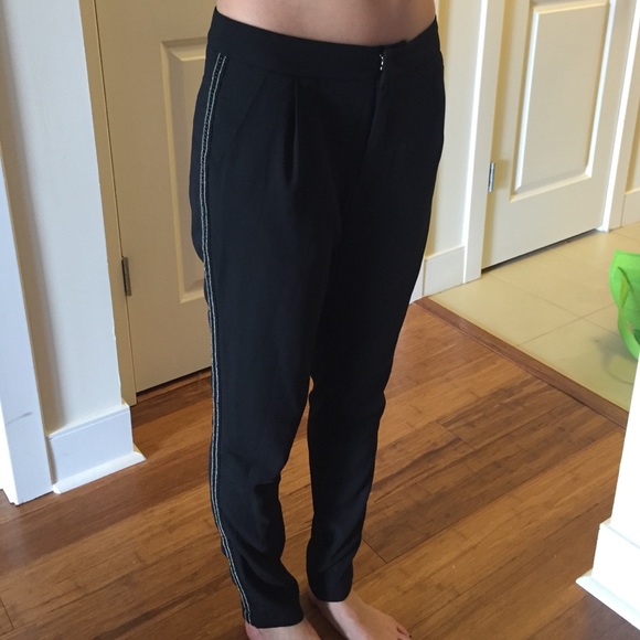 NWT forever 21 black jeweled pants