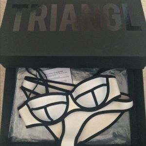 Milly Indiana Ice Triangl Swimwear