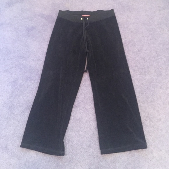 Juicy terry cloth petite Capri pants