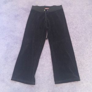 Juicy terry cloth petite Capri pants