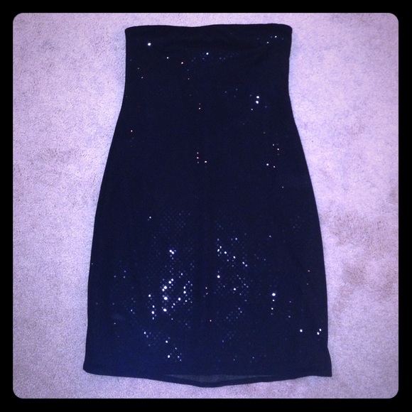Strapless party dress