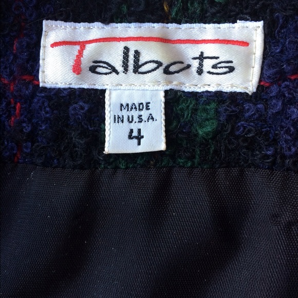 Talbots vintage plaid blazer - Picture 3 of 4