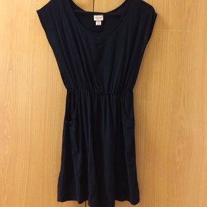 Plain black sundress