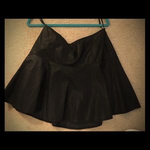 Faux-Leather skirt from Free People, size 12