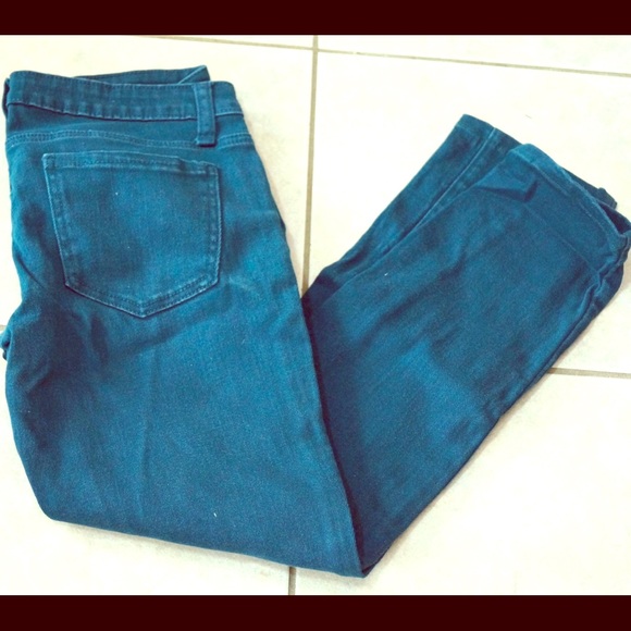 Teal Capris (made to cuff)