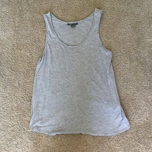 Gray Cotton Vince Tank