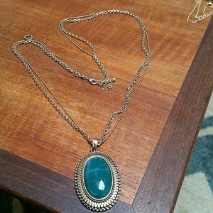 SOLD. Statement pendant necklace