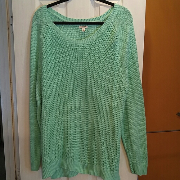 Green sweater!