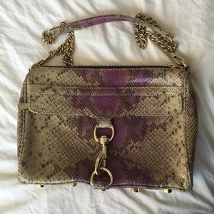 Last chance: Rebecca minkoff Python Mac w gold