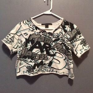 Adorable graphic print Marc by Marc crop top