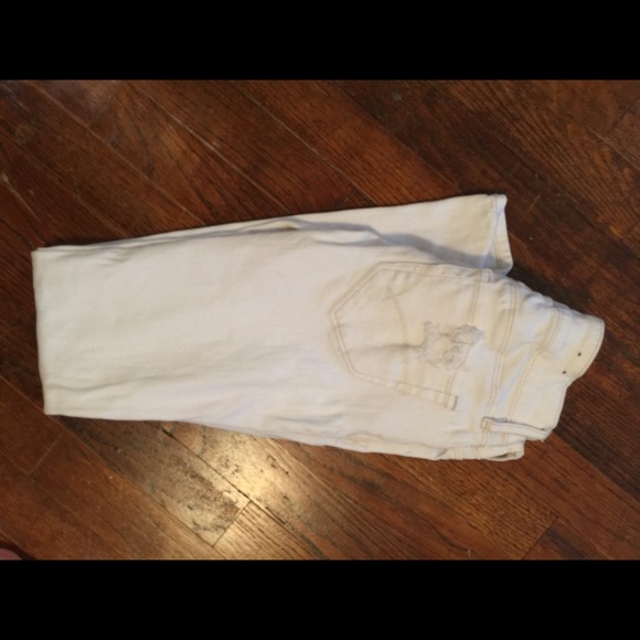 Bullhead black white skinny jeans