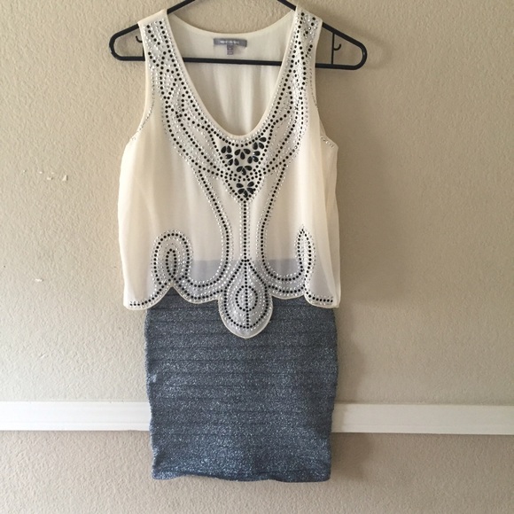 Dress that looks like a top and pencil skirt