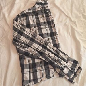 Black and white flannel