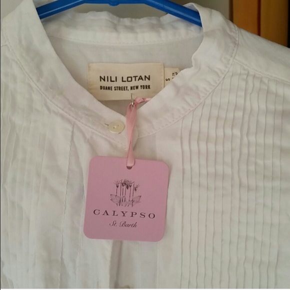 Nili Lotan White Tunic