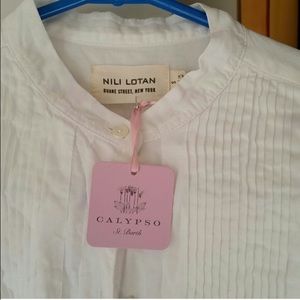 Nili Lotan White Tunic