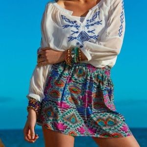 Lovers + Friends Cara mosaic print skirt Lovers + Friends Cara mosaic print skirt