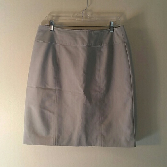 Grey Pencil Skirt