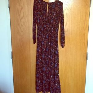 Boho Long Sleeve Dress