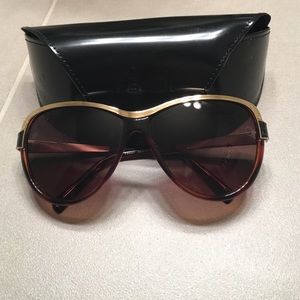 Brown and gold Fendi sunglasses