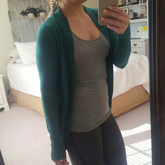 Green Tunic Cardigan