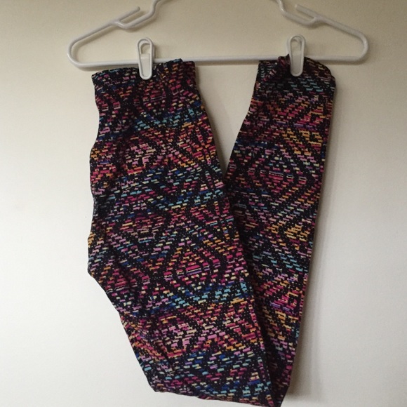 Geo print leggings