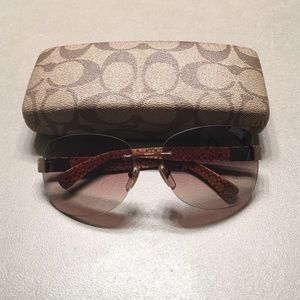 Coach sunglasses and case